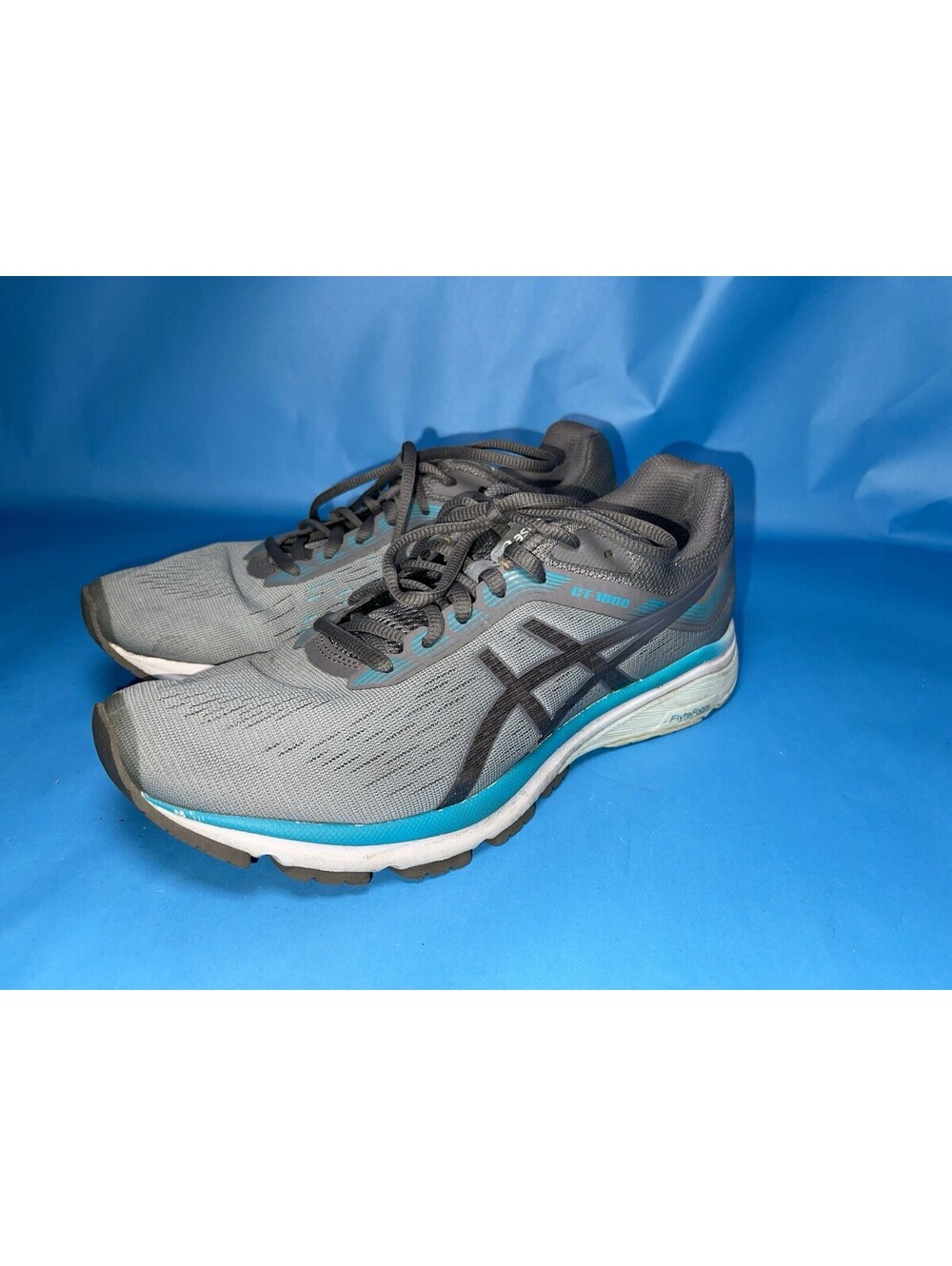 ASICS GT-1000 DuoMax Running Shoes 1012A030  Womens size 10 Gray Teal Gel